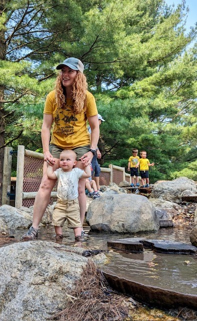 Summer Camp mom and baby